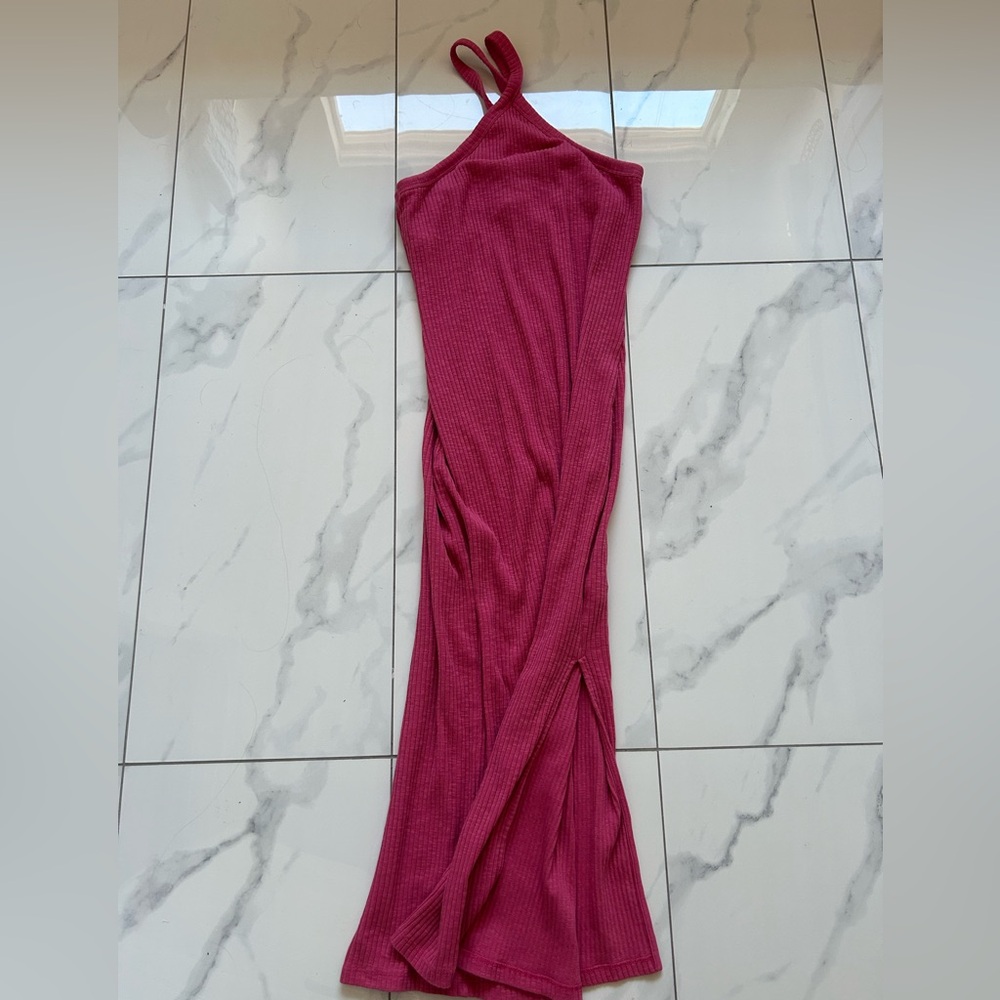 Old navy hot pink halter neckline